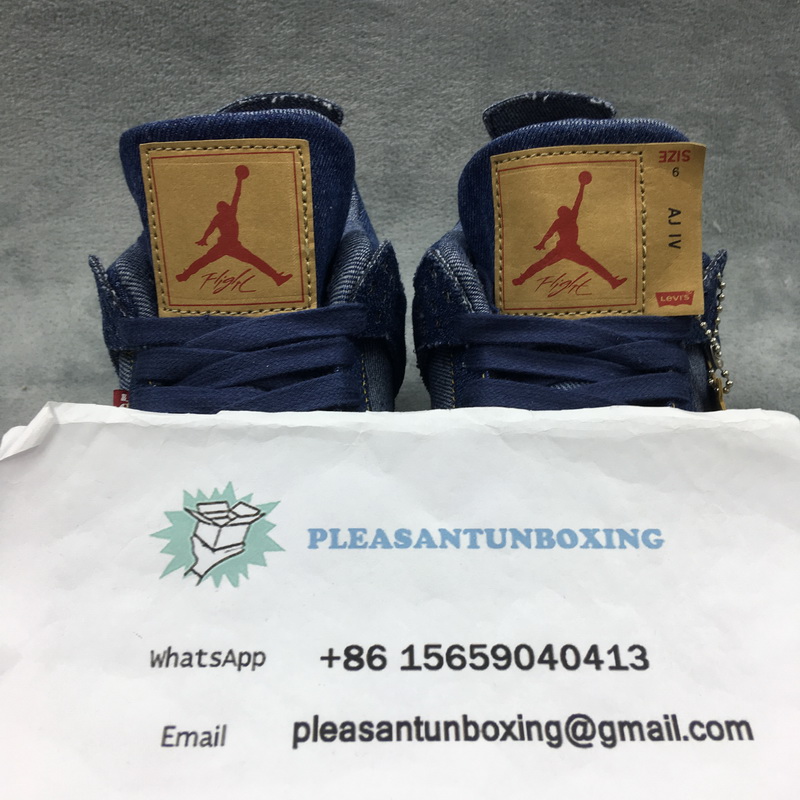 Authentic Jordan 4 Retro Levis NRG